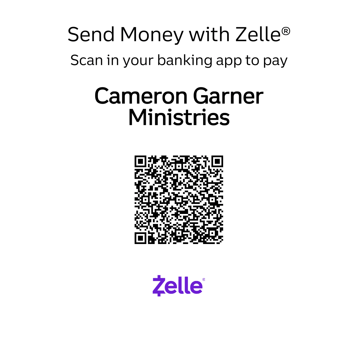 Zelle QR code
